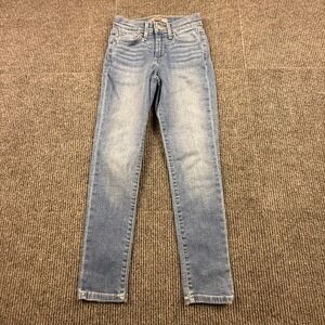 Joes Jeans Curvy Skinny Crop Esmeralda Wash Blue Denim Jeans Size 24